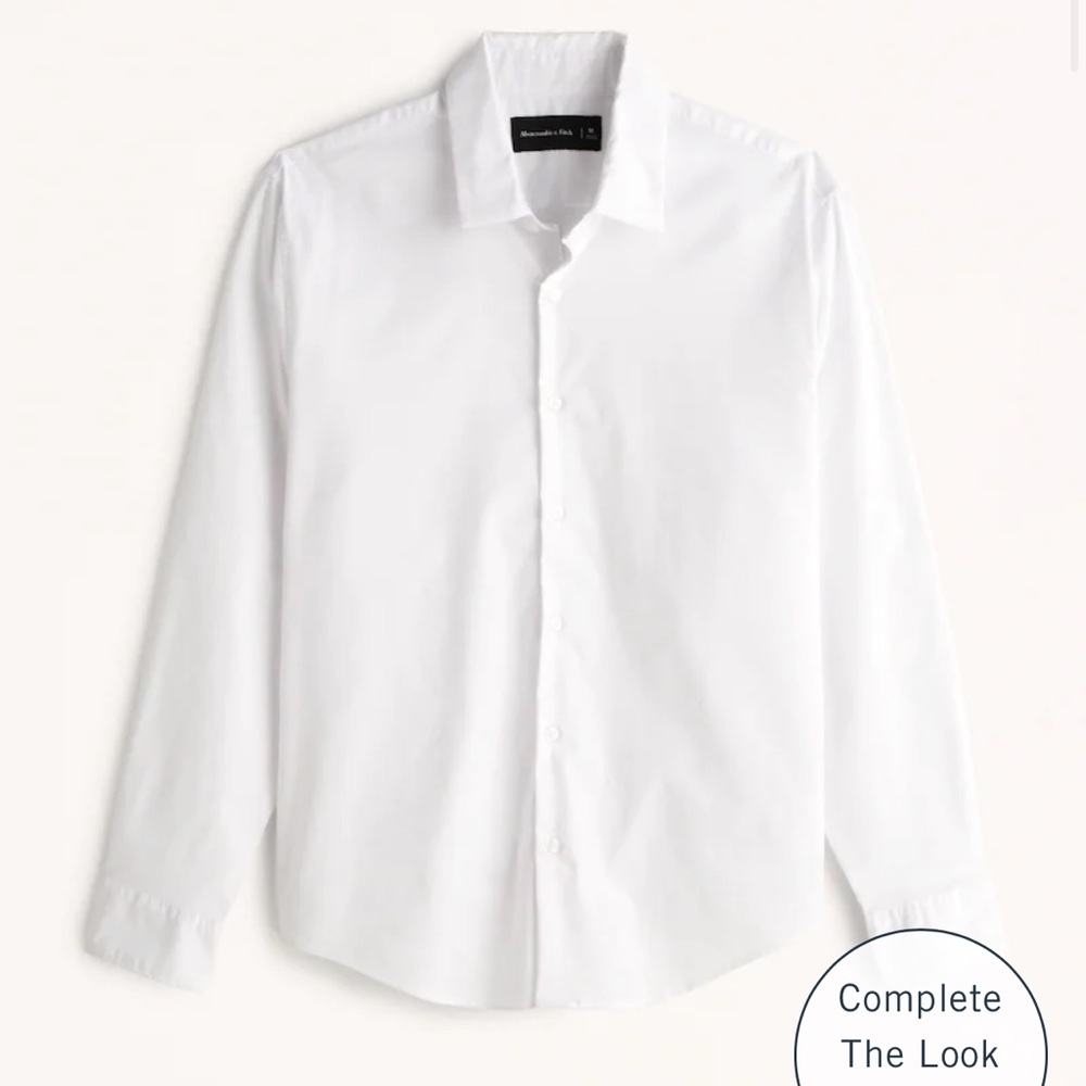 Abercrombie White Dress Shirt NWT